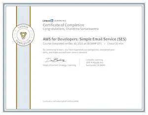 AWS SES Certificate