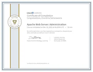 Apache Admin Certificate
