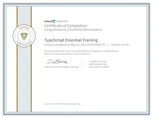 TypeScript Certificate